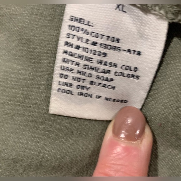 Ashley Outerwear hooded Army Jacket with patches XL - Picture 11 of 11